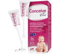 Conceive Plus Lubrifiant de Fertilité, 8 x 4g | Applicateurs Pré-Remplis, Facile à Utiliser pour Couples Essayant d'Avoir un Bébé, Gel à Base d'Eau