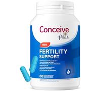 Conceive Plus Vitamines de fertilité pour homme - Stimule la testostérone, augmente la production de sperme - Zinc, folate, racine de Maca, sélénium, pilules - 60 capsules végétariennes