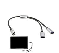 Concentrador Type C Expansor - Estación Acoplamiento avec Entrada y Transferencia Estable, Compatible Múltiples Dispositivos | Escriorio Hogar PC Periféricos Pantalla Accesorios Trabajo