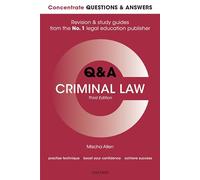Concentrate Q&A Criminal Law