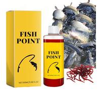 Concentrated Fish Attractant Liquid, Red Worm Formula Fishing Scent Bait Additive, 100ml Fish Point Liquid for Freshwater Fishing Trout Panfish (1PCS)