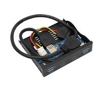 Concentrateur de Panneau Avant USB 3.2, 2 Ports USB C 5 Gbit/s et 2 Ports USB 3.2 Gen, Câble de Carte Mère Interne en Métal pour XP, 7 8 10 2003, Ordinateur Portable OS X