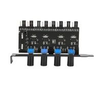 Concentrateur de ventilateurs pour PC,Contrôleur de vitesse de ventilateurs de refroidissement,Concentrateur de ventilateurs à 8 canaux pour PC,Répartiteur de ventilateurs à 4 broches,Répartiteur de v