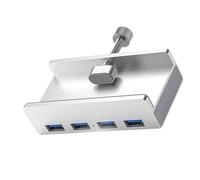 Concentrateur externe USB 3.0 - Type de pince - Répartiteur - Station d'accueil pour disques durs, appareils photo, claviers, souris, disques durs - Station d'accueil externe