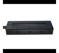 Concentrateur HP USB-C 4K 6G843AA multi-ports avec charge et affichage vidéo compatible multi-systèmes