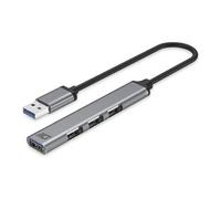 - Concentrateur (hub) - 3 x USB 2.0 + 1 x USB 3.2 de 1ère génération - de bureau