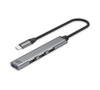 - Concentrateur (hub) - 3 x USB 2.0 + 1 x USB 3.2 de 1ère génération - de bureau