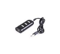 Gembird UHB-CT02 Noir hub & concentrateur - Hubs & concentrateurs (USB 1.1,USB 2.0, 1 m, Noir, 35 mm, 96 mm, 19 mm)