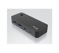 - Concentrateur (hub) - universel, KVM - 2 x USB-C 3.2 Gen 1 + 2 x USB 3.2 de 1ère génération + 2 x SuperSpeed USB - de bureau