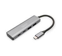 - Concentrateur (hub) - USB-C, 4 ports - 2 x USB + 2 x USB-C - de bureau