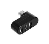 Concentrateur USB 2.0 à 3 RéPartiteur de Port USB Extenseur USB 2.0 90-180 Rotatif pour Ordinateur Portable PC Tablette Imprimante CaméRa
