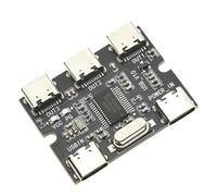 Concentrateur USB 2.0 de type C pour plusieurs appareils - Chargement sans pilote - Installation requise - Utilisation d'un concentrateur USB C pour clavier