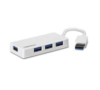 Concentrateur USB 3.0 à 4 ports - TRENDNET TU3-H4E - Alimenté par USB