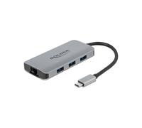 DeLOCK 63252 Station d'accueil avec Fil USB 3.2 Gen 1 (3.1 Gen 1) Type-C Gris