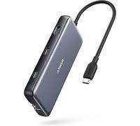 Concentrateur Usb C , Adaptateur Usb C Powerexpand 8-En-1,Avec Double Hdmi 4K,Power Delivery De 100 W,Ethernet 1 Gb/S,2 Ports De Données Usb 3.0,Lecteur De Cartes Sd Et Microsd,Pour Macbook Pro