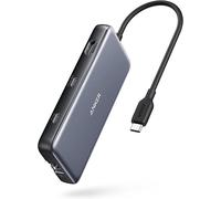 Concentrateur USB C ,Adaptateur USB C PowerExpand 8-en-1,avec Double HDMI 4K,Power Delivery de 100 W,Ethernet 1 GB/s,2 Ports de données USB 3.0,Lecteur de Cartes SD et microSD,pour MacBook Pro