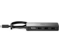 HP Station d'accueil Travel Hub G2 - 6 en 1 USB-C VGA HDMI USB-A - Noir