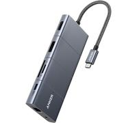 Concentrateur Usb C, Station D'Accueil Powerexpand 11 En 1, Avec Hdmi Et Dp 4K @ 60 Hz, Alimentation 100 W, Usb-C Et 3 Ports De Données Usb-A, Ethernet 1 Gbit/S, Audio 3,5 Mm, Lecteur De Car[Z542]