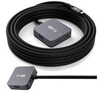 Concentrateur USB, câble d'extension USB C 3.1 de 7,6 m, câble actif USB 3.0 3.1 3.2 Gen 1 avec hub USB à 4 ports (2 ports USB-A + 2 ports USB-C) Hub USB multiport ultra fin 5 Gbit/s, adaptateur de