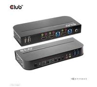 Concentrateur USB - CLUB 3D - CSV-1382 - 4 ports - Noir - Connectivité multiple