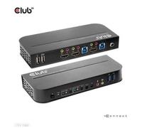 Concentrateur USB - CLUB 3D - CSV-1382 - 4 ports - Noir - Connectivité multiple