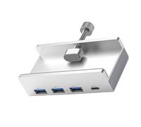 Concentrateur USB externe type pince USB 3.0 Splitter Station d'accueil pour disques durs, appareil photo, claviers, disques durs, clip externe Multi Hub