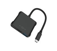 Concentrateur USB (Hub) - FIXED - FIXHU-QR-BK - 2x USB-C - 2x USB-A - HDMI, 10 Gbit/s