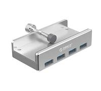 Concentrateur USB - ORICO - MH4PU-P-SV-B - Aluminium - 4 Ports - USB 3.0 avec Alimentation Supplémentaire