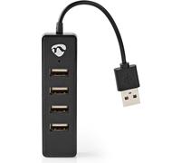 Concentrateur USB | USB-A mâle | 4x USB A Femelle | 4 ports | USB 2.0 | Alimenté par USB