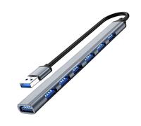 Concentrateur USB USB3.0 vers USB2.0/3.0 avec 7 ports SilverGrey