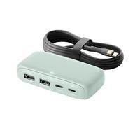 Concentrateurs d'extension de type C avec puissance totale de 100 W 4 ports (2 USB C + 2 USB), station de charge rapide 480 Mbps transfert de données