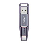 Concentrateurs multifonctionnels de type C avec double port de type C en aluminium adaptateur USB vers type C avec fonction OTG pour des améliorations