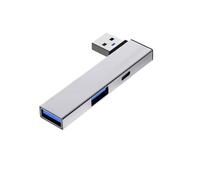 Concentrateurs USB 3.0 4 en 1 avec port USB 3.0 USB 2.0 vers adaptateur USB de type C + 2 USB Splitter USB 5 Gbps USB C Data Port 480 Mbps USB2.0