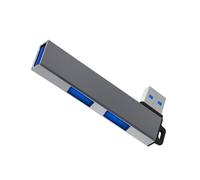 Concentrateurs USB 3.0 légers avec 1 port USB3. et 2 ports USB2. Idéal pour les voyages et une utilisation quotidienne Coque en alliage d'aluminium Adaptateur USB portable