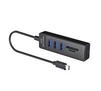 Concentrateurs USB à vitesse rapide 5 Gbit/s - Lecteur de carte SDTF - Port USB 3.0 USB 2.0 pour PC, téléphone, tablettes, alimentations USB C - Hubs à ports multiples