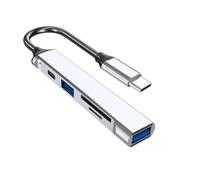 Concentrateurs USB avec données de type C USB 3.0 2.0 et lecteur de cartes lecteur de cartes pour bureau, école et centre commercial