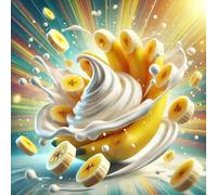 Concentré d'arôme de yaourt à la banane - Végétalien - Sasami - 100ml