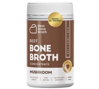 Concentré de bouillon d’os de bœuf aux champignons, pour la bonne santé des articulations/peau/intestin, acides aminés à base de collagène liquide, riche en protéines, sans gluten, 35 portions/8,7 l