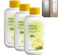 Concentré de nettoyant pour sols à base de plantes au citron - Solution de nettoyage pour sols multi-surfaces - pH neutre, Solution de vadrouille désodorisante parfumée aux agrumes (3PCS)