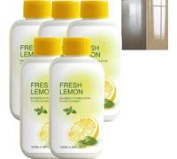 Concentré de nettoyant pour sols à base de plantes au citron - Solution de nettoyage pour sols multi-surfaces - pH neutre, Solution de vadrouille désodorisante parfumée aux agrumes (5PCS)