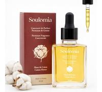 Concentré de Parfum 30 mL de Grasse - Sans Phtalates - Vegan - Qualité Premium pour Bougies, Fondants, Savons & Diffuseurs DIY (Fleur de coton)
