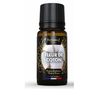 Concentré de Parfum Fleur de Coton 10 ml - PerSistenZ Paris | Parfum d'Ambiance pour Maison, Voiture, Diffuseur, Linge & DIY, Senteur Pure, Douce & Fraîche, Fabriqué en France