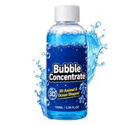 Concentré de Solution à Bulles 100ml Liquide Concentré pour Souffleur à | Solution de Bulles pour pour Fêtes Intérieur Extérieur, Anniversaire, Jardin, Maternelle,