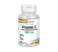 Concentré De Vitamine C Avec Bioflavonoïdes 1 000 Mg 100 Caps Par Solaray