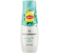 SodaStream Concentré Lipton Green Ice Tea Saveur Citron Vert Menthe pour Machine à Eau Pétillante et Soda | Préparez jusqu'à 9 Litres de Lipton en Quelques Secondes, Goût Original, 440ml