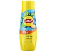 Concentré Sodastream Lipton Ice Tea Saveur Pêche Zéro 30011738 440 ml Jaune G