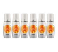 Concentrés SODASTREAM - Lot de 6 concentrés Agrumes sans sucres - Jusqu'à 54L de boissons - 440 ml
