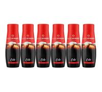 Concentrés SODASTREAM - Lot de 6 concentrés Cola - Jusqu'à 54L de boissons - 440ml