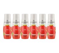 sodastream Lot de 6 Concentrés Fraise sans Sucres pour Machine à Eau Pétillante et Soda | Préparez jusqu'à 9 litres de Sirop de Fraise en Quelques Secondes, 440ml