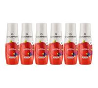 Concentrés SODASTREAM - Lot de 6 concentrés Grenadine sans sucres - Jusqu'à 54L de boissons - 440 ml